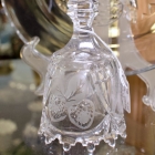 Lead crystal bell - strawberries