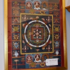 Tibetan Buddhist circle of life painting