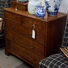 18C George III mahogany chest of drawers