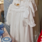 Christening gown of cotton lace