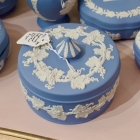 Jasperware Wedgwood lidded round box