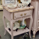Vintage French provincial side table w/ drawer
