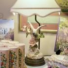 Bird figurine lamp - vintage