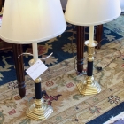 Pair of buffet lamps
