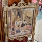 Gold gilt fireplace screen