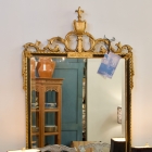 Louis XVI style ebonized mirror