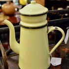 Yellow "Biggin" French coffee pot