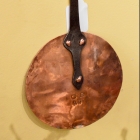 French flat copper hanging lid